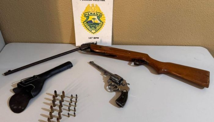 Pinhão - Homem é detido após intimidar comerciante com arma em loja de roupas